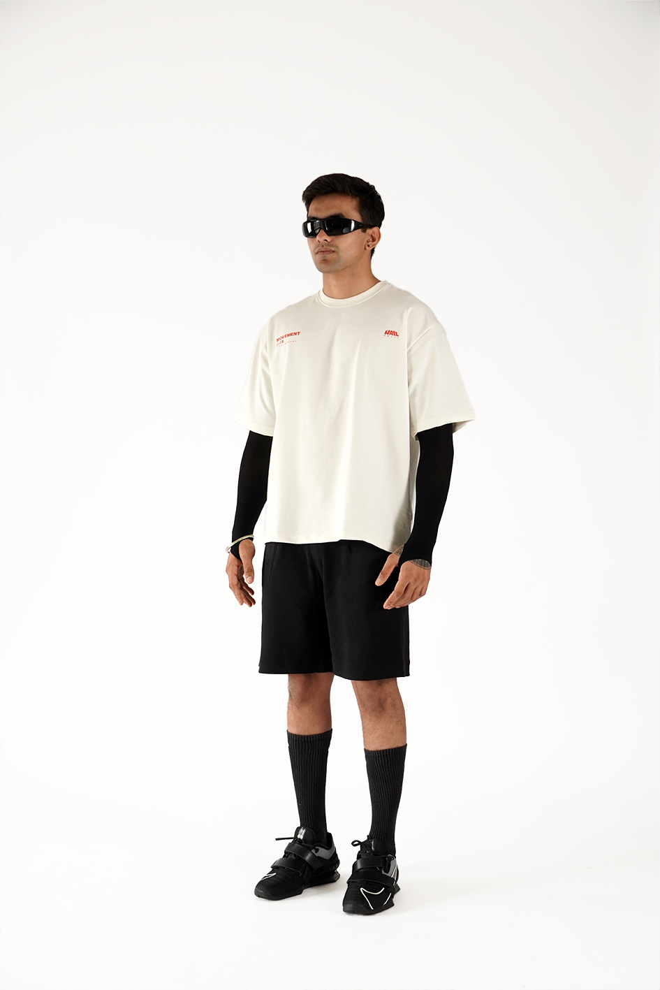 MVMNT TEE CREAM