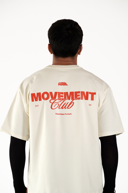 MVMNT TEE CREAM