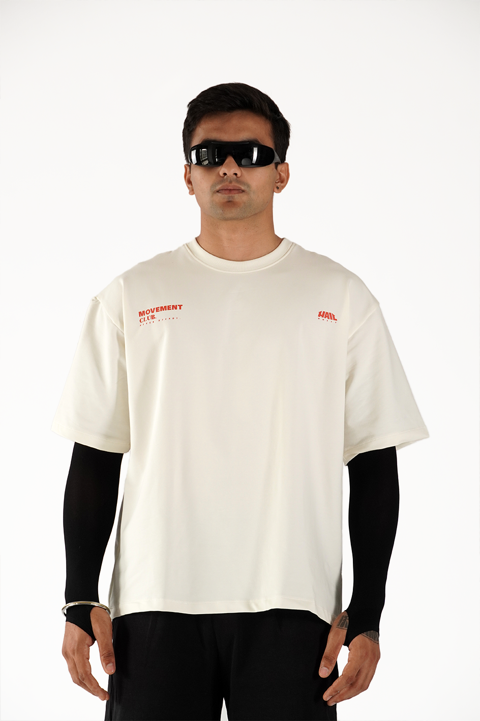 MVMNT TEE CREAM